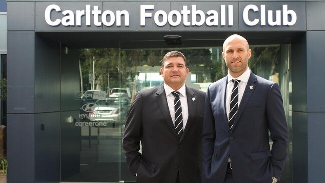 Both Carlton president Mark LoGuidice and former star Chris Judd were re-elected to the club’s board.