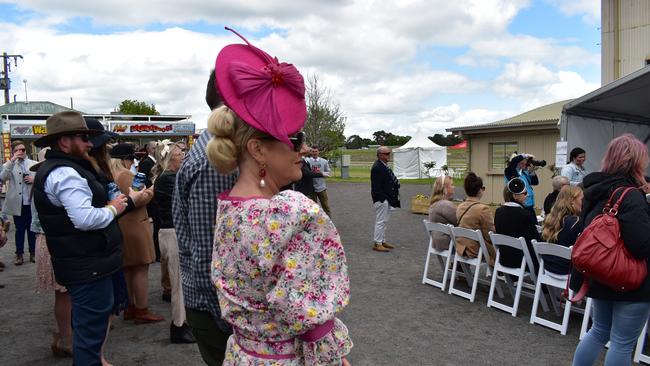 Hamilton Cup Races 2022 - Eliza Icke watching over the Fashions on the Field competition.