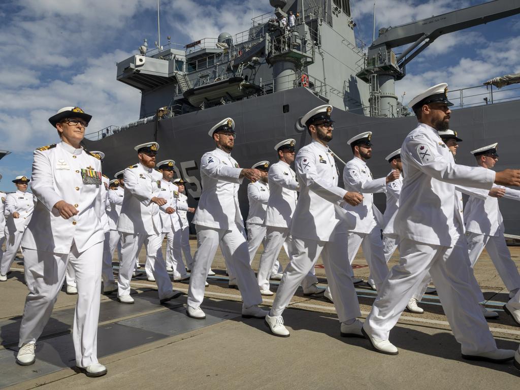 The crew of HMAS Supply.