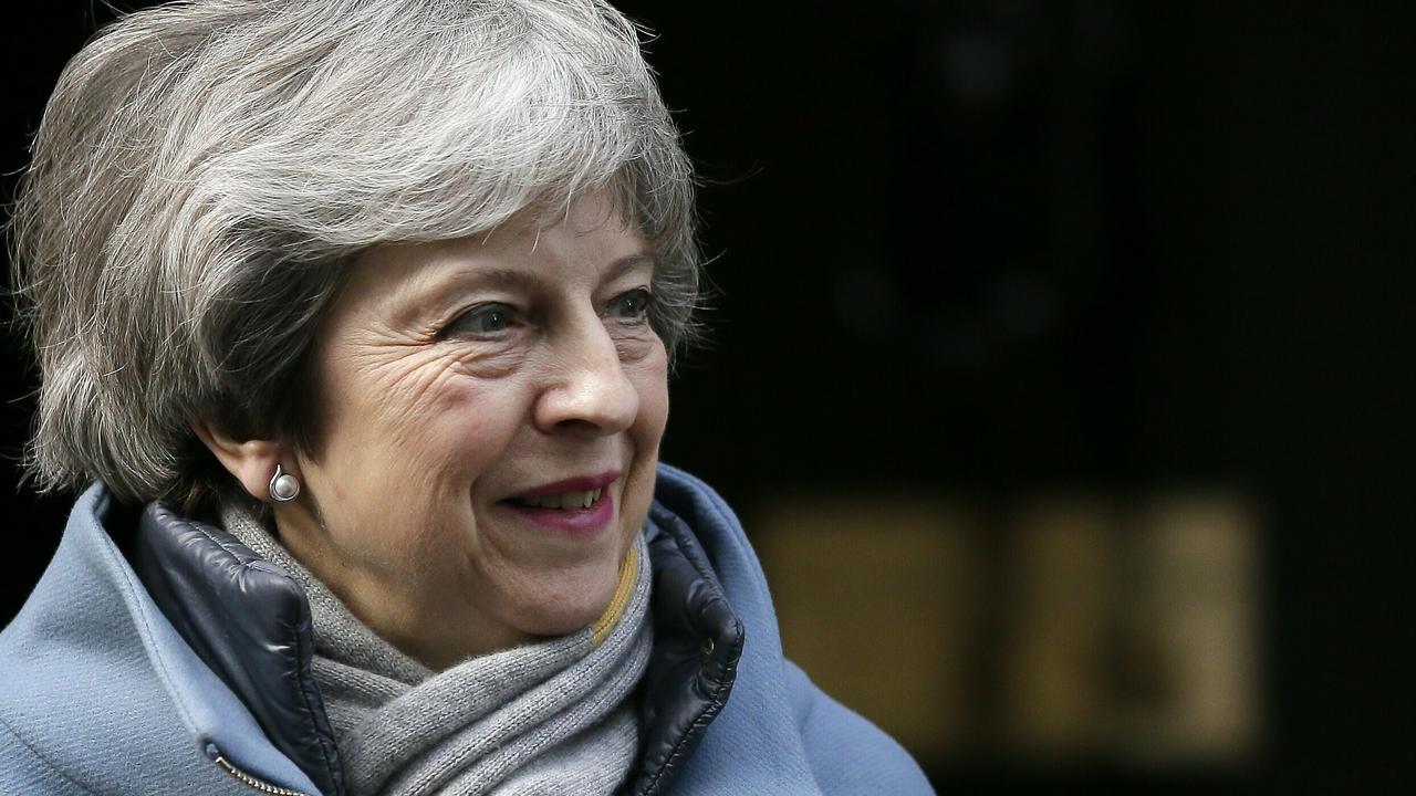 Britain's Prime Minister Theresa May had been hoping to bring back her Brexit deal with the EU to the House of commons next week. Picture: Tim Ireland/AP.