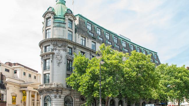 The building’s statuesque exterior. Photo: James Bedford/One Aldwych