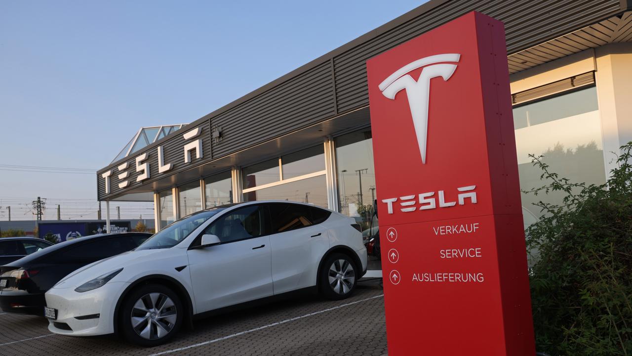 A Tesla electric car dealership in Germany. Picture: Sean Gallup/Getty Images