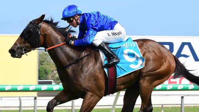 Exhilarates will back up in the Magic Millions 2YO Classic. Picture: AAP