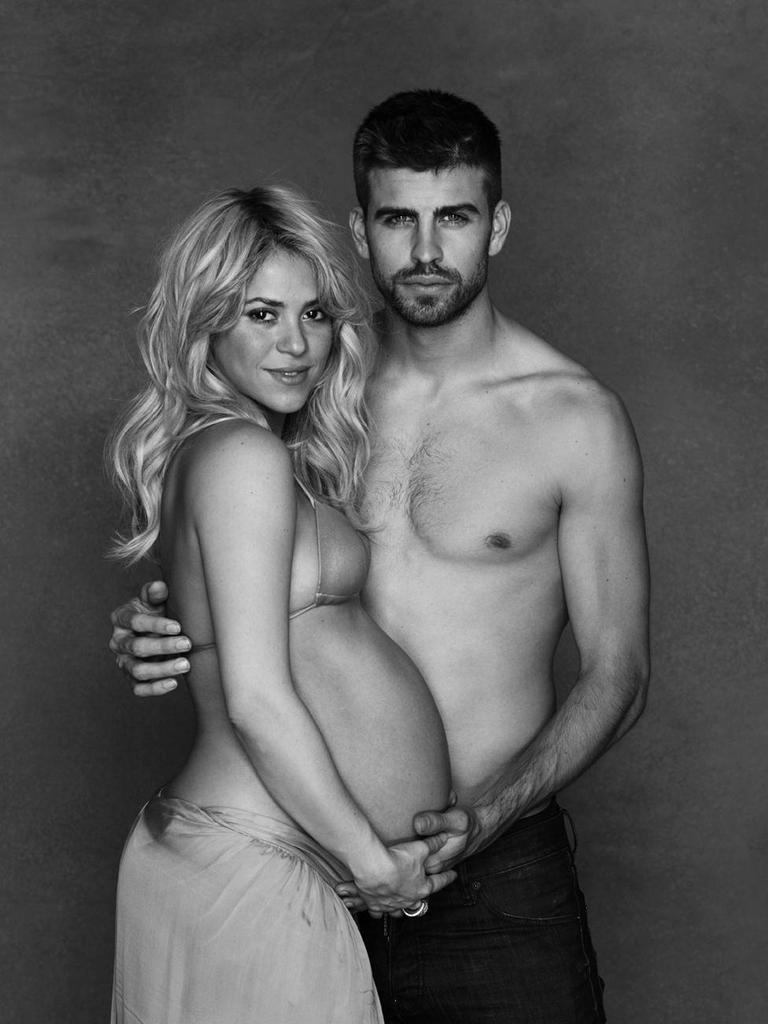 Shakira when she was pregnant with twins.. Picture: AP Photo/courtesy of Shakira