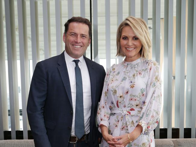 Karl Stefanovic, pictured with co-host Georgie Gardner, will “likely” be replaced next year, top-level sources have revealed to The Sunday Telegraph. Picture: Julie Kiriacoudis