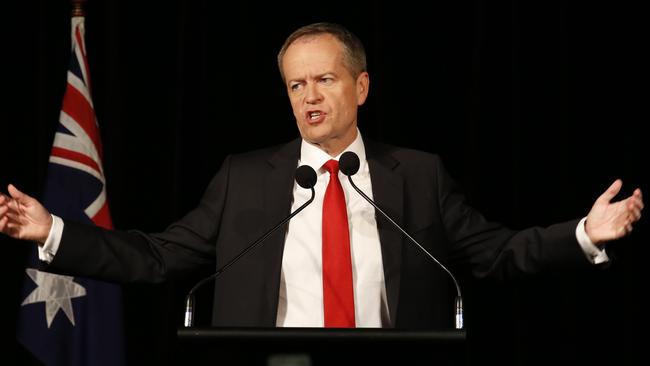 Bill Shorten uses the speech to declare Labor is ‘back’ Picture: David Caird