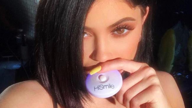 Kylie Jenner’s Instagram post for HiSmile gave the start-up a million-dollar boost. Picture: Instagram.