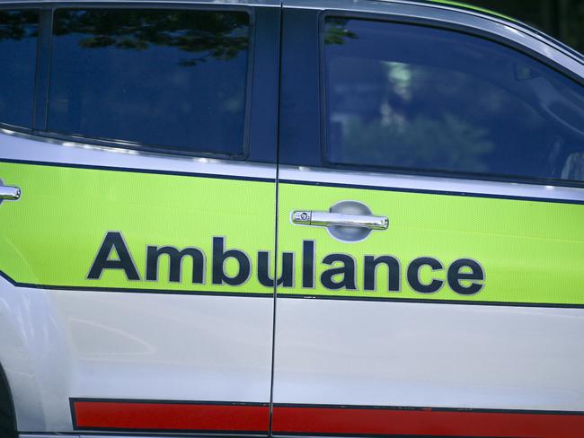 BRISBANE, AUSTRALIA - NewsWire Photos - JANUARY 17, 2025:  A generic photo of Queensland Ambulance Service signage , Brisbanes CBD.Picture: NewsWire / Glenn Campbell