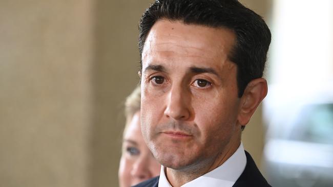 Premier David Crisafulli at the weekend. Picture: John Gass