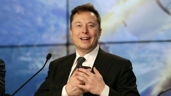 Elon Musk is “one of our great geniuses,” says Donald Trump. Picture: AP