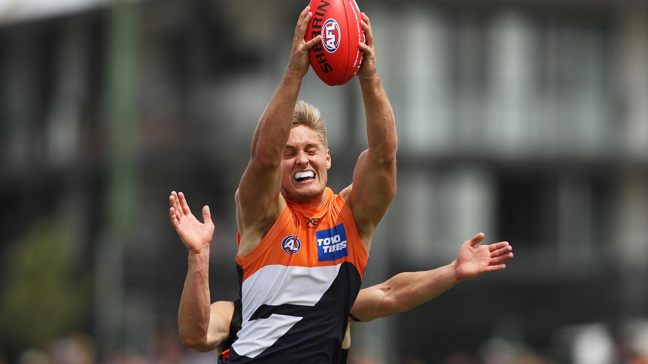 Jackson Hately of GWS Giants will head to the pre-season draft.