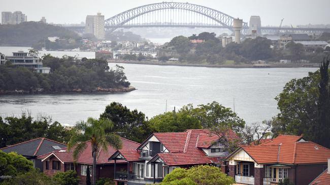 Houses are seen in inner Sydney, Monday, December 10, 2018. The Australian Bureau of Statistics say trend estimate for total dwellings approved fell 1.1% in October. (AAP Image/Mick Tsikas) NO ARCHIVING