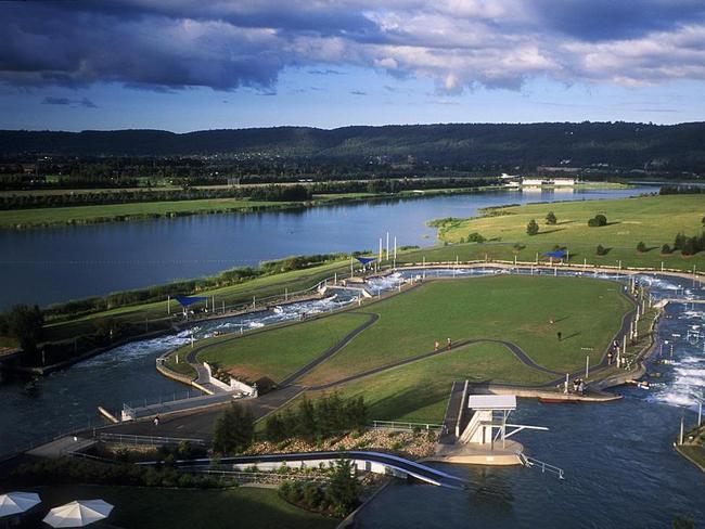 The island in the middle of the Penrith White Water Stadium is being renamed "Fox Island" in honour of the Olympic gold medal winning Fox Sisters. Picture: Supplied.