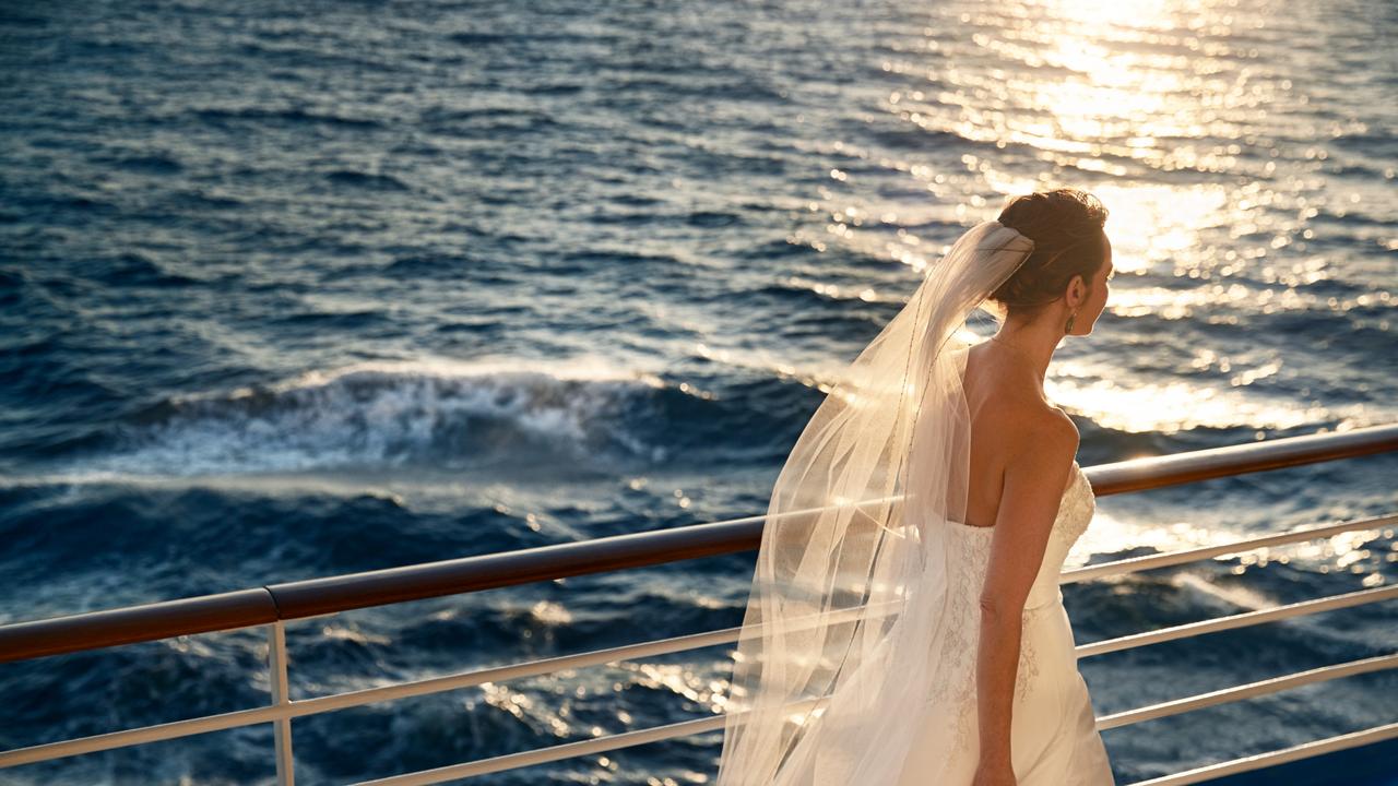 What you need to know about a cruise ship wedding. Picture: Princess Cruises