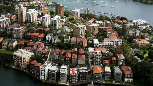 Unit prices in Kirribilli are cheaper now than three years ago.