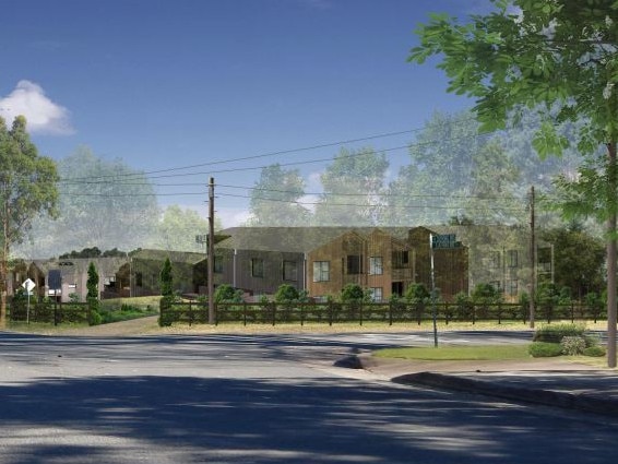 An artist's impression of the proposed seniors housing development for Laitoki Rd, Terrey Hills.