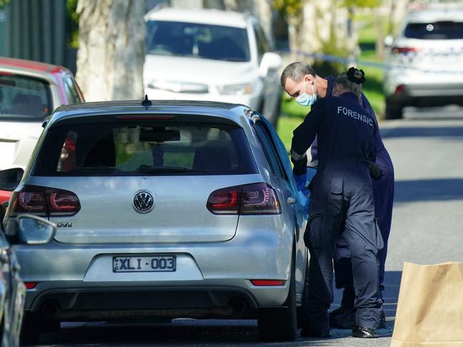 Neighbours say the house, close to where the shooting occurred, had been the subject of recent complaints to police. Picture: Luis Enrique Ascui