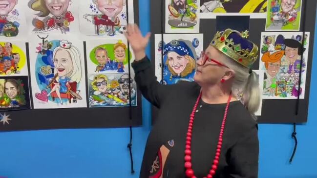 Dr Jay Harley Caricature Queen opens her first store in Maryborough