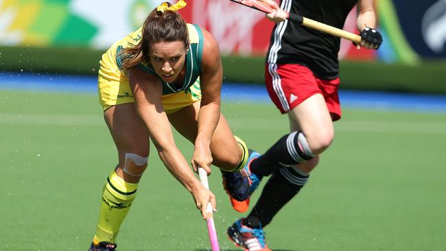 Georgina Parker in action during her Hockeyroos days. Picture: Adam Head