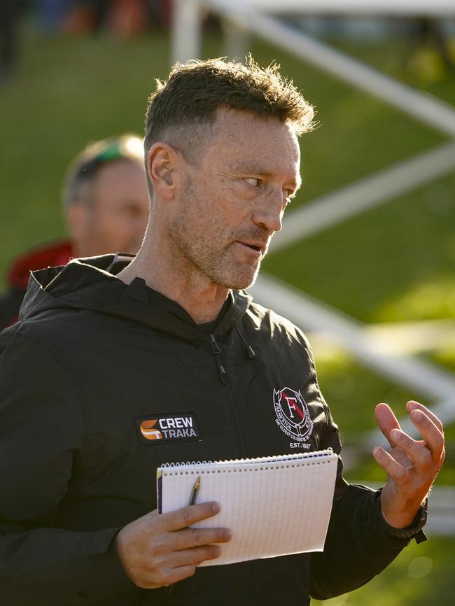 Frankston Bombers coach John Brown.