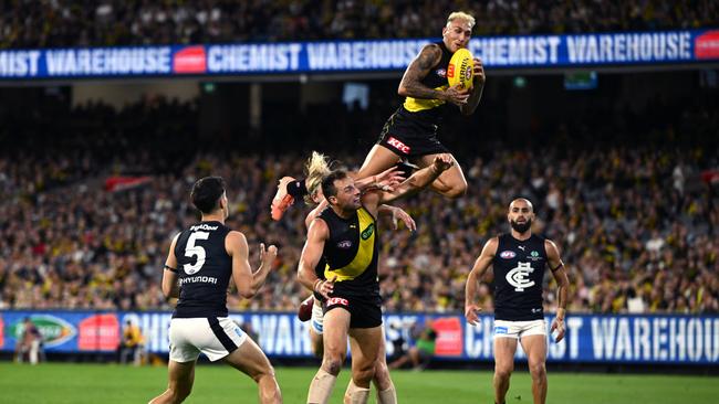 Thursday night footy has been a soaring success. (AAP Image/Joel Carrett).