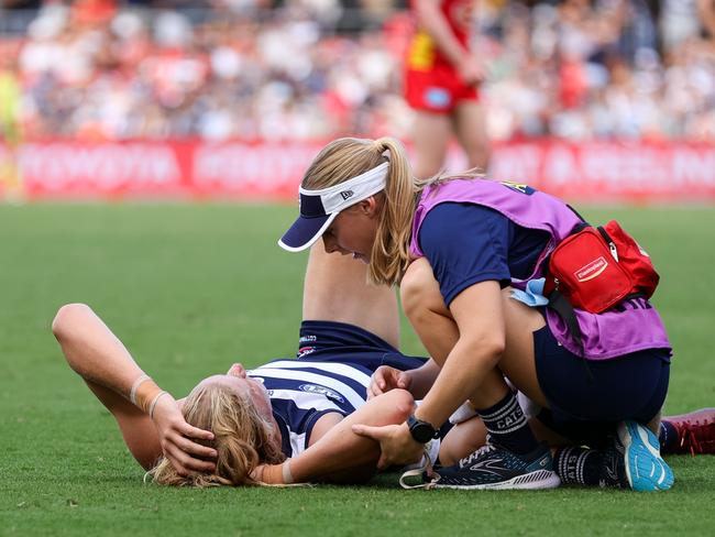 The AFL is one of the organisations that has not adopted the new AIS concussion guidelines. Picture: Getty