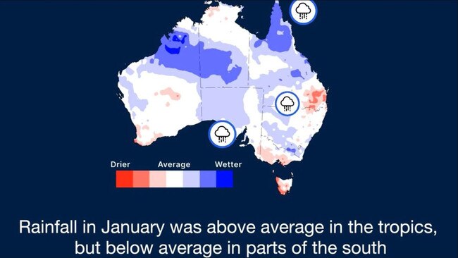 La Nina has contributed to years of heavy rain across Australia – but it’s on the way out. Picture: BOM