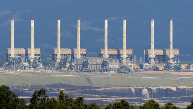 View of the Hazelwood coal fired power station, Melbourne.