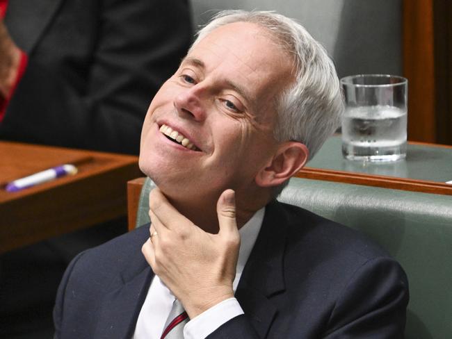 CANBERRA, Australia, NewsWire Photos. May 16, 2024: Andrew Giles, Minister for Immigration, Citizenship, Migrant Services and Multicultural Affairs during Question Time at Parliament House in Canberra. Picture: NCA NewsWire / Martin Ollman