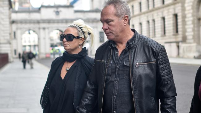 Mother of Harry Dunn, Charlotte Charles (L) arrives for a meeting with Foreign Secretary Dominic Raab on October 9, 2019 in London, England. Picture: Getty