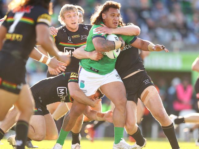 Josh Papalii has been given the green light to play in Vegas. Picture: Mark Nolan/Getty Images