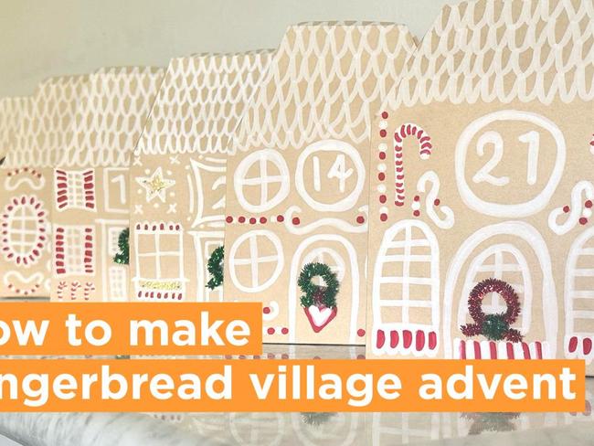 Gingerbread Village Advent Calendar
