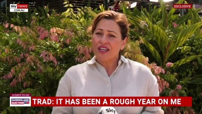 Embattled MP Jackie Trad storms out of Sky News interview