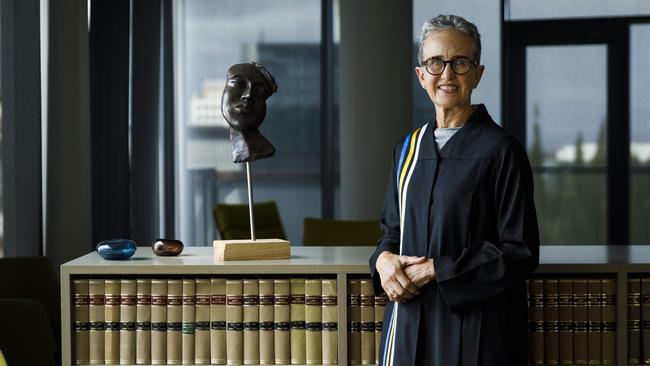 ACT Supreme Court Chief Justice Helen Murrell in her chambers in Canberra. Picture by Sean Davey.