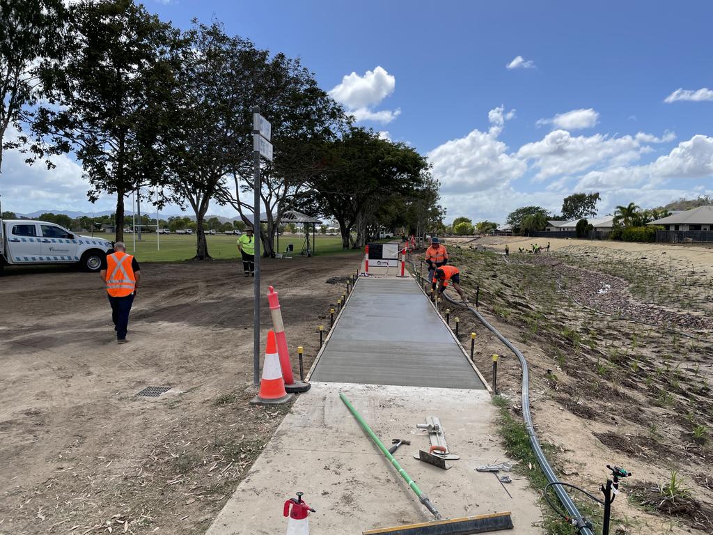 The footpath received an upgrade as part of the Bushland Beach naturalisation project. Picture: Leighton Smith.