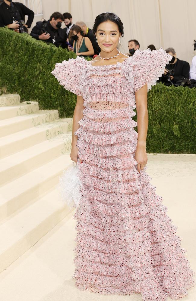 Pretty in pink Rachel Smith. Picture: Getty Images