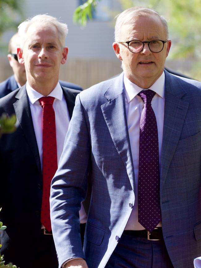 Andrew Giles and Anthony Albanese