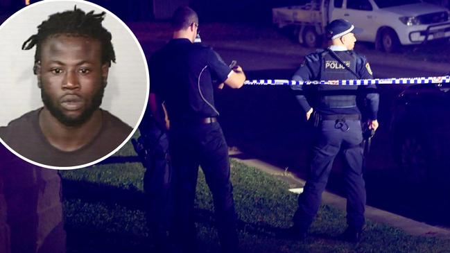 Prince Papay Fahnbullah was extradited from the ACT to NSW following an alleged fatal stabbing in St Clair on June 9, 2023. Picture: Jeremy Piper/NSW Police