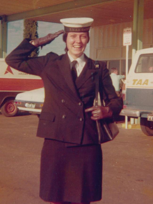 Duty and service: Patricia Collins before the worst natural disaster Australians had ever experienced struck Darwin. Picture: Supplied