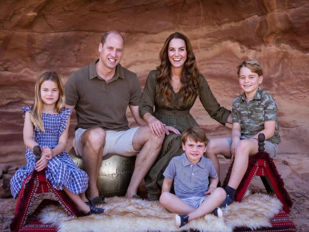 Jordan was the setting for the royal family’s official Christmas photo, released last year. Picture: Instagram