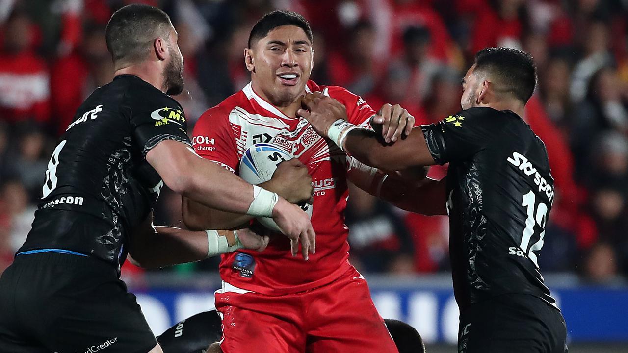 The Test match between Tonga and New Zealand has been postponed. (Photo by Fiona Goodall/Getty Images)