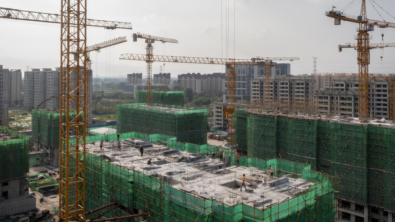 The China Evergrande Group Royal Peak residential development under construction in Beijing in July 2022. Picture: Bloomberg