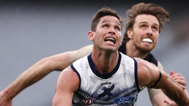 Geelong and Tom Hawkins take on the Western Bulldogs at home next Friday.