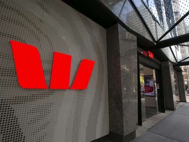 BRISBANE, AUSTRALIA - NewsWire Photos JULY 08, 2020. Westpac Bank sign in the Brisbane CBD. Picture: NCA NewsWire / Jono Searle