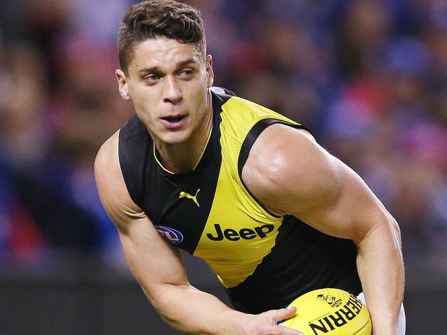 AFL Round 7. 04/05/2019. Western Bulldogs v Richmond at Marvel Stadium.   Richmonds Dion Prestia     . Pic: Michael Klein.