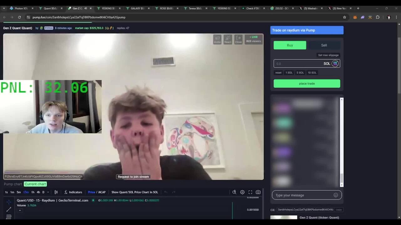 Crypto kid goes viral over $46,000 meme coin ‘rug pull’ on livestream ...