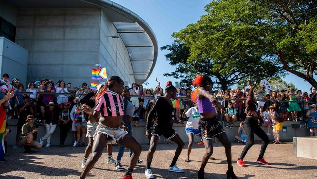 Pride Parade takes off in Darwin City, 2024. Picture: Pema Tamang Pakhrin