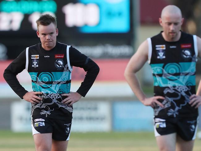 Bendigo FNL, Round 7, Maryborough V Golden Square, at Princes Park, Maryborough,  Maryborough Magpies ,  Picture Yuri Kouzmin