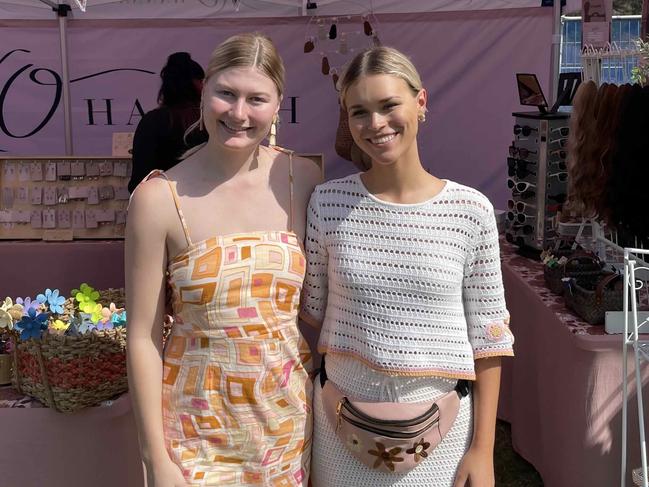 Annekie Black and Hannah Walker of XOHannah at the Fraser Coast Flavours Festival at Seafront Oval on September 1, 2023.