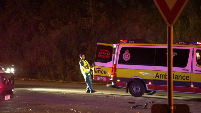 Paramedics treated three teenagers at the scene who were taken to SCUH.
